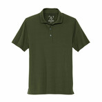 Stretch Jersey Polo // Military Green (L)