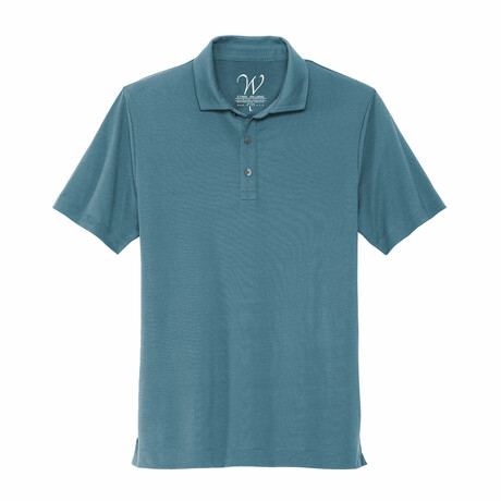 Stretch Jersey Polo // Teal (S)