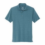 Stretch Jersey Polo // Teal (L)