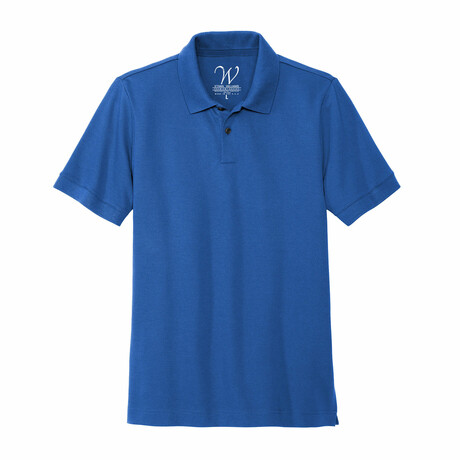Stretch Heavyweight Pique Polo // Royal (S)
