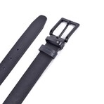 Casual Urban Leather Belt 4010/35 // Black (32)