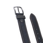 Jean Leather Belt 4105/40 // Black (32)