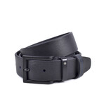 Casual Urban Leather Belt 4010/35 // Black (32)