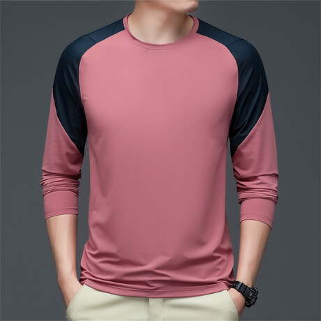 Two Tone Long Sleeve // Pink (XS)