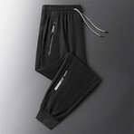 Cuffed Sweat Pants // Black (M)