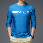 Run Long Sleeve // Blue (XL)