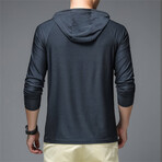 Hooded Long Sleeve // Black (L)