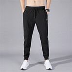 Draw String Joggers // Black (2XL)