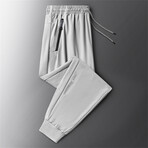 Cuffed Sweat Pants // Gray (XL)