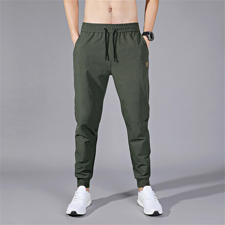 Draw String Joggers // Military (XS)