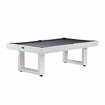 Lanai Outdoor Pool Table Full Set // Pearl White