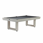 Lanai Outdoor Pool Table Full Set // Oyster Gray