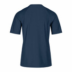 Men's Short Sleeve Crew Sun & Swim Shirt // Midnight (S)