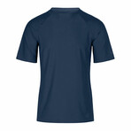 Men's Short Sleeve Crew Sun & Swim Shirt // Midnight (S)