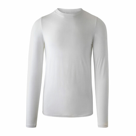 Men's Bambu™ Long Sleeve Everyday Tee // White (S)