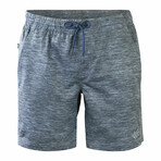 Men's Adventure Shorts // Dusty Blue Jaspe (S)