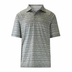 Men's Short Sleeve Polo // Distressed Aztec Stripe (S)