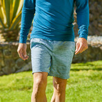 Men's Adventure Shorts // Dusty Blue Jaspe (S)