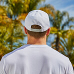 Men's GOLO Snapback Hat // White