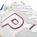 Iggy Sneaker // White + Blue (US: 9.5)