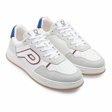 Iggy Sneaker // White + Blue (US: 7)