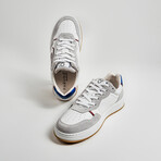 Iggy Sneaker // White + Blue (US: 9.5)