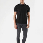 Oxford Polo // Black (S)