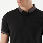 Oxford Polo // Black (S)