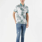 Printed Dynamic Fit T-Shirt // Green (S)