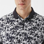 Printed Dynamic Fit Polo // Smoked (S)