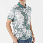 Printed Dynamic Fit T-Shirt // Green (S)