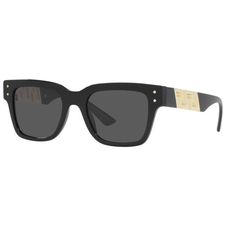 Versace // Men's Fashion VE4421-GB1-87 Sunglasses // Black + Dark Gray