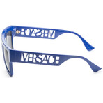 Versace // Men's Fashion VE4430U-529487 Sunglasses // Bluette + Dark Gray