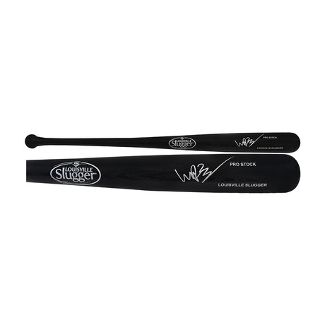 Manny Ramirez // Signed Louisville Slugger Pro Stock Black Baseball Bat - (Beckett)