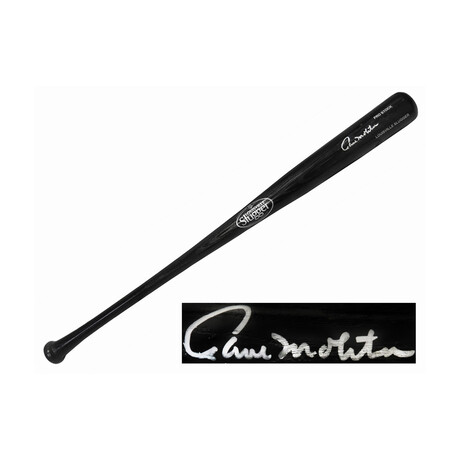 Paul Molitor // Signed Louisville Slugger Black Baseball Bat