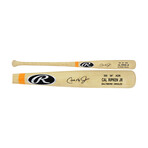 Cal Ripken Jr // Signed Rawlings Blonde Game Model Baseball Bat - (Beckett)