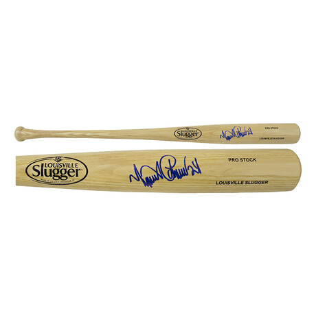 Miguel Cabrera // Signed Louisville Slugger Pro Stock Blonde Baseball Bat