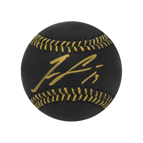 Ronald Acuna Jr. // Signed Rawlings Official Black MLB Baseball