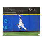 Andruw Jones // Signed Atlanta Braves Fielding Action 16x20 Photo