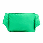 Small Nylon Matte Medusa Belt Bag Waist Fanny Pack Purse // Green