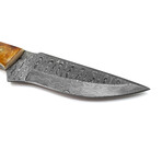 Damascus Hunting & Utility Knife // 711