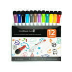 DeskBoard Buddy + Marker Bundle // Marker 12 Pack // White