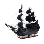 Black Pearl Pirate Ship + Display Case // Large