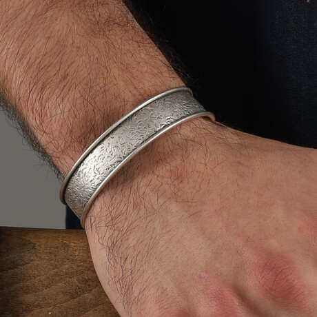 Brass Bracelet I // Silver