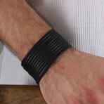Leather Bracelet // Black