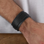 Leather Bracelet I // Black