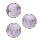 1885-1887 Morgan Silver Dollar // 3 Coin Set // PCGS Certified MS65
