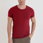 Ryan Short Sleeve T-Shirt // Claret Red (S)