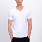 Steve V-Neck T-Shirt // White (S)