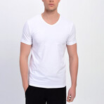 Steve V-Neck T-Shirt // White (S)